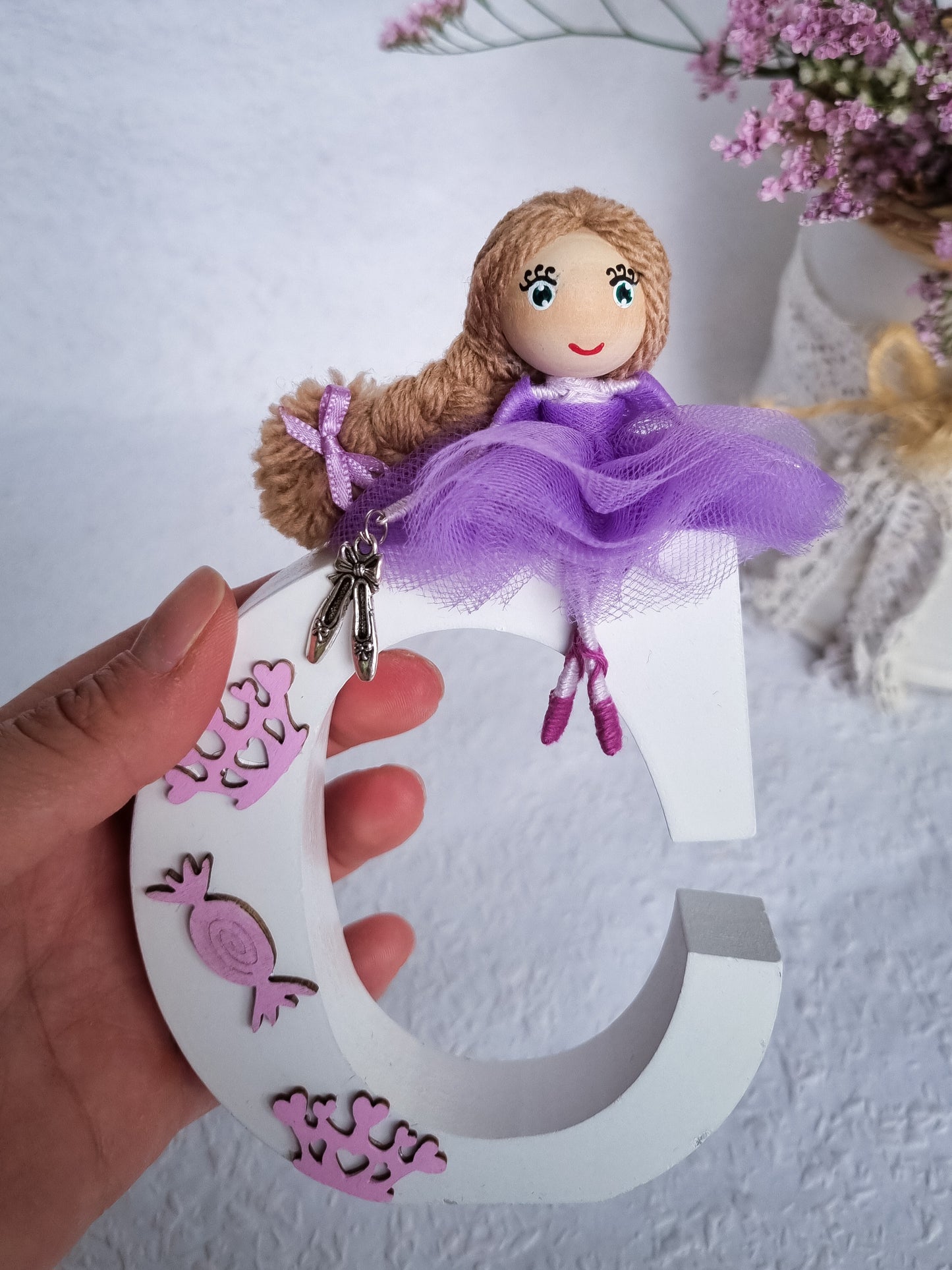 Personalize Your Item - Doll on Letter