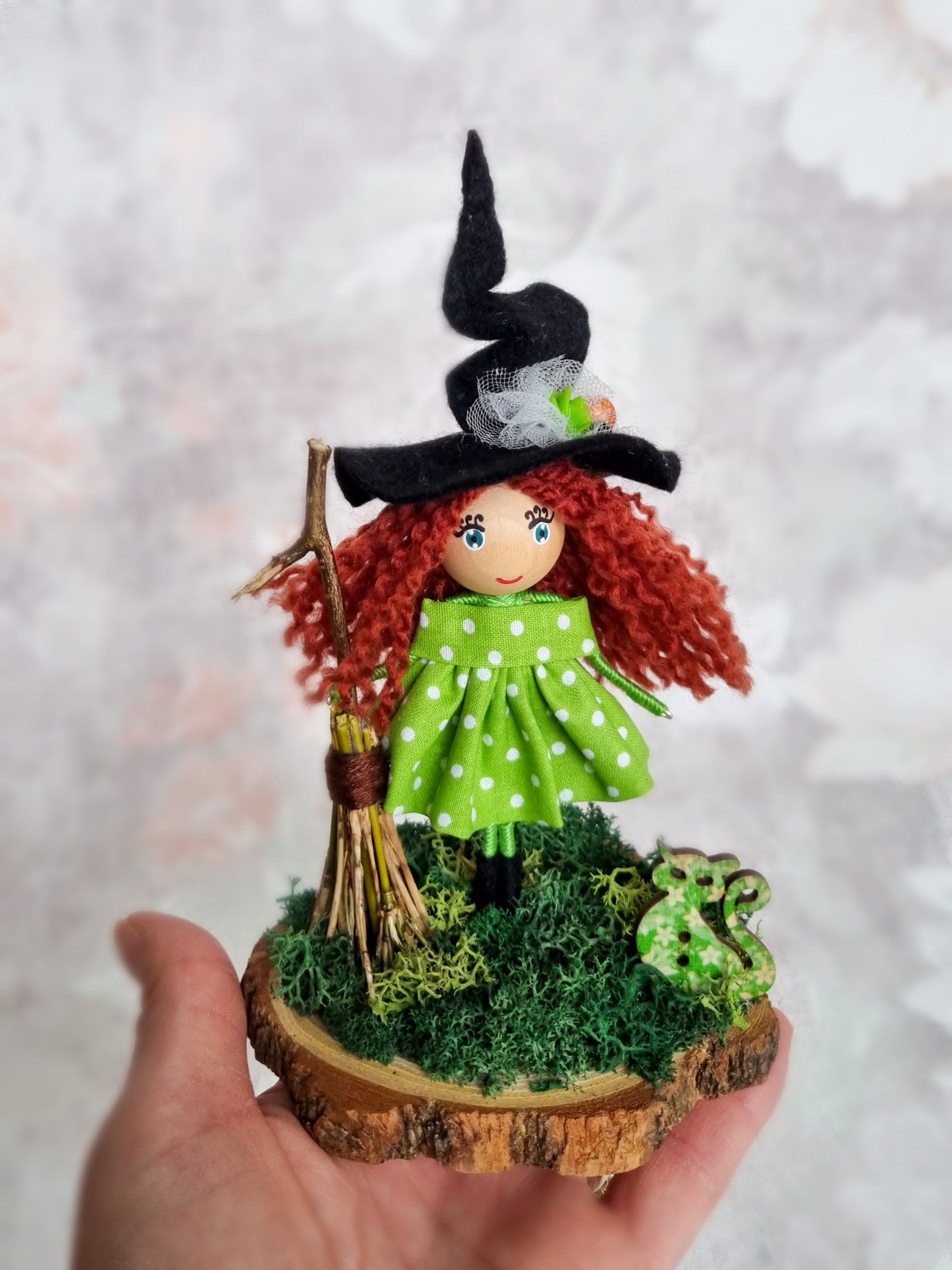 Charming Doll Witch Decoration