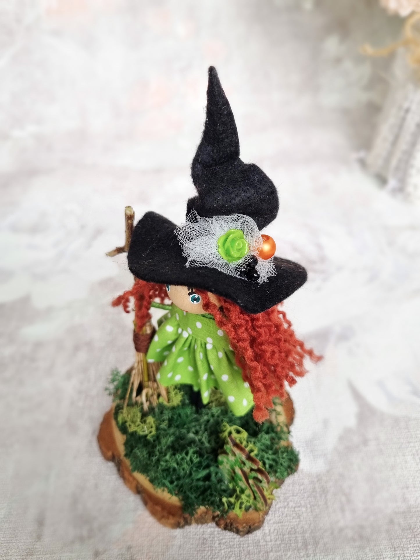 Charming Doll Witch Decoration