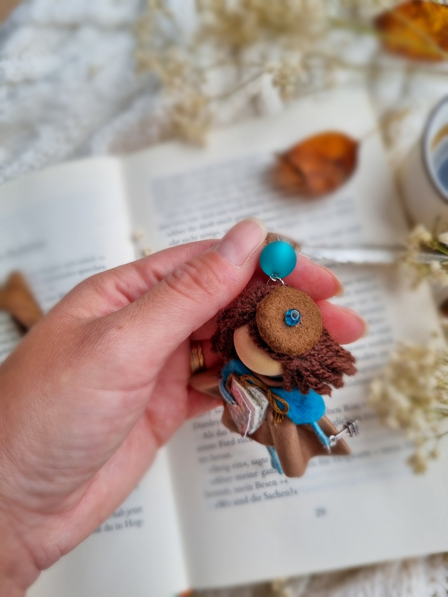 From Paris With Love - Handmade Bookmark Doll