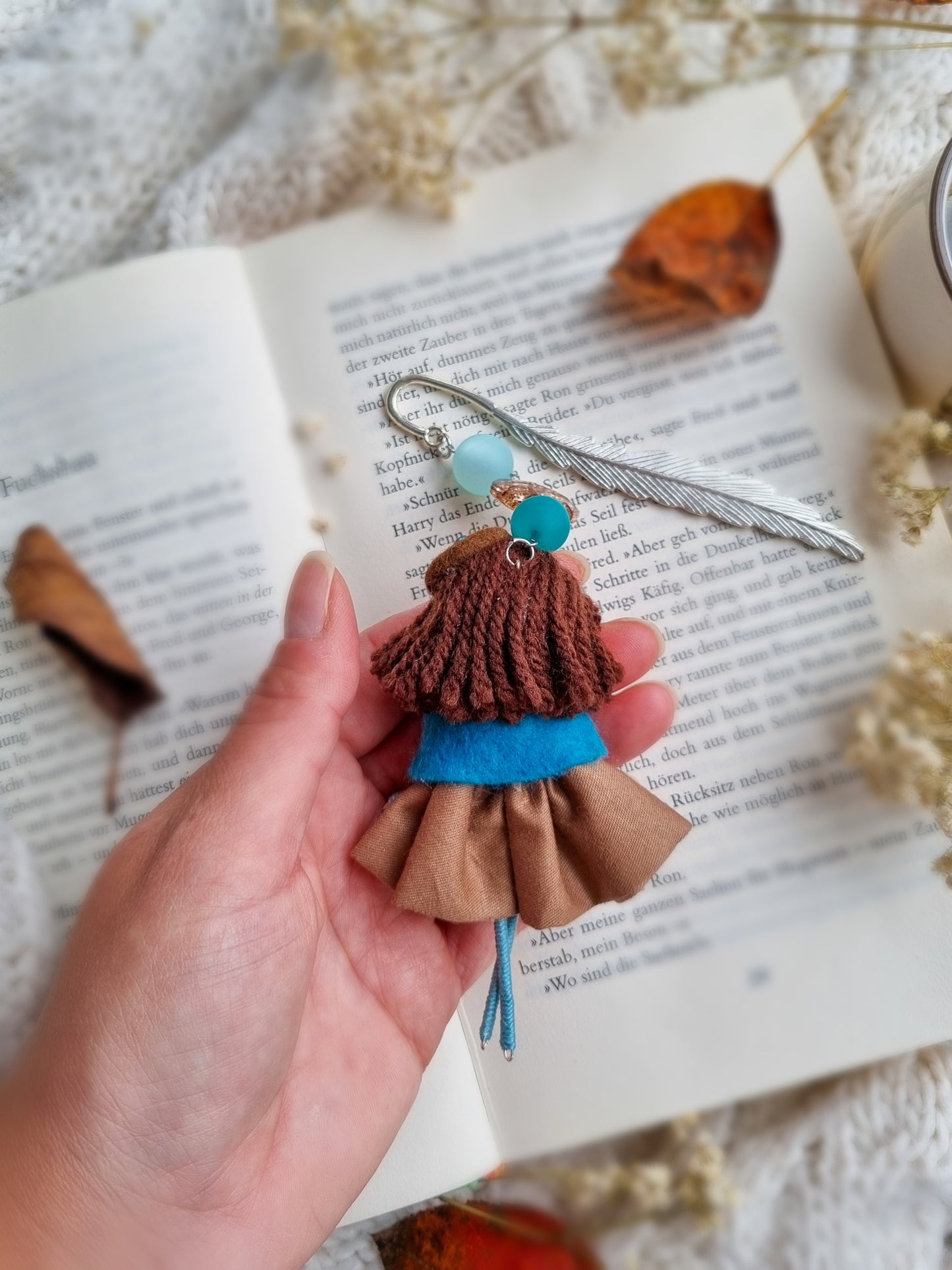 From Paris With Love - Handmade Bookmark Doll